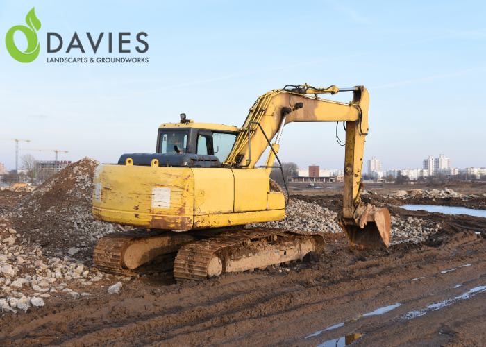 Groundworks - Yellow Digger Machine